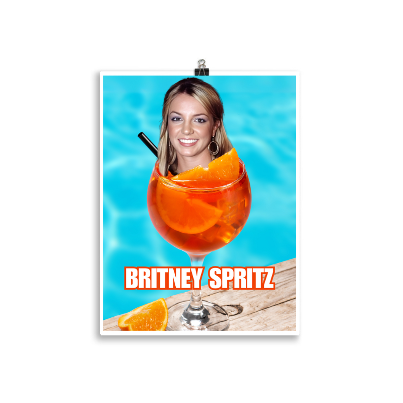 Poster Britney Spritz | Parodisiaque
