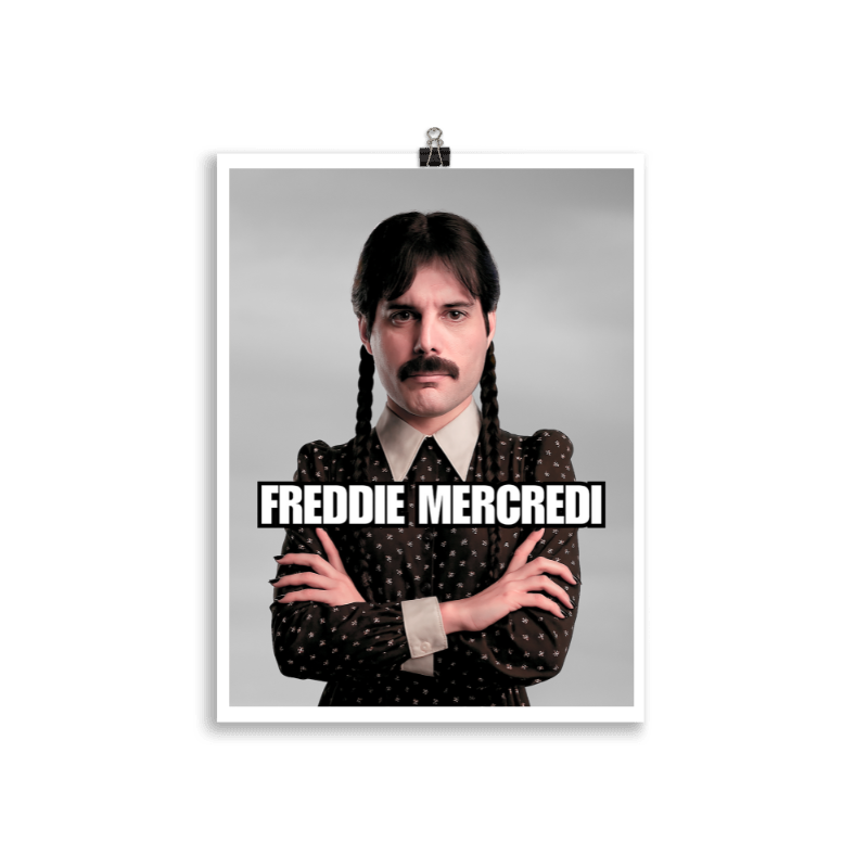 Poster Freddie Mercredi | Parodisiaque