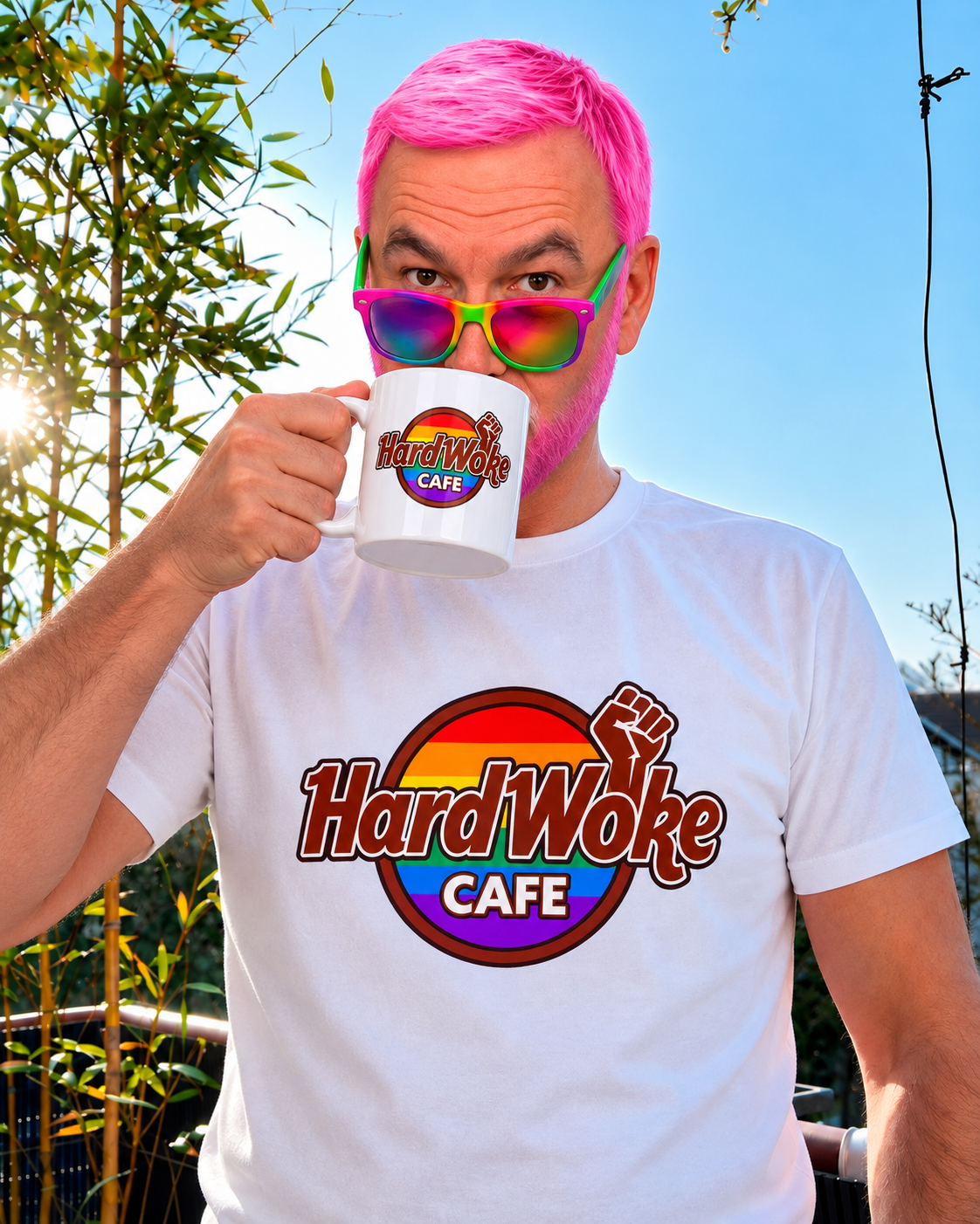 Mug Hard Woke Café | Parodisiaque