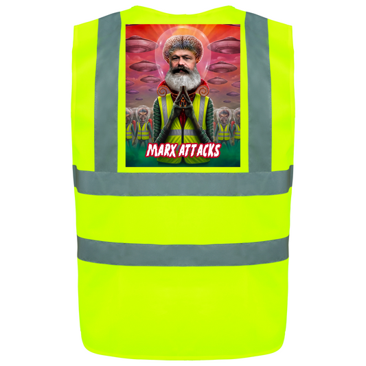Gilet jaune Marx Attacks | Parodisiaque