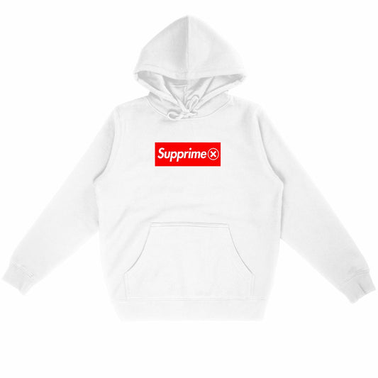 Sweat shirt Supprime | Parodisiaque - face_blanc