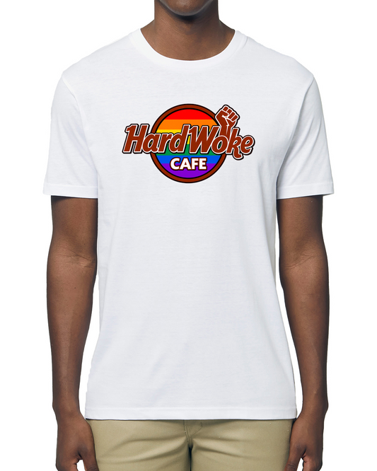 T-shirt Hard Woke Café | Parodisiaque