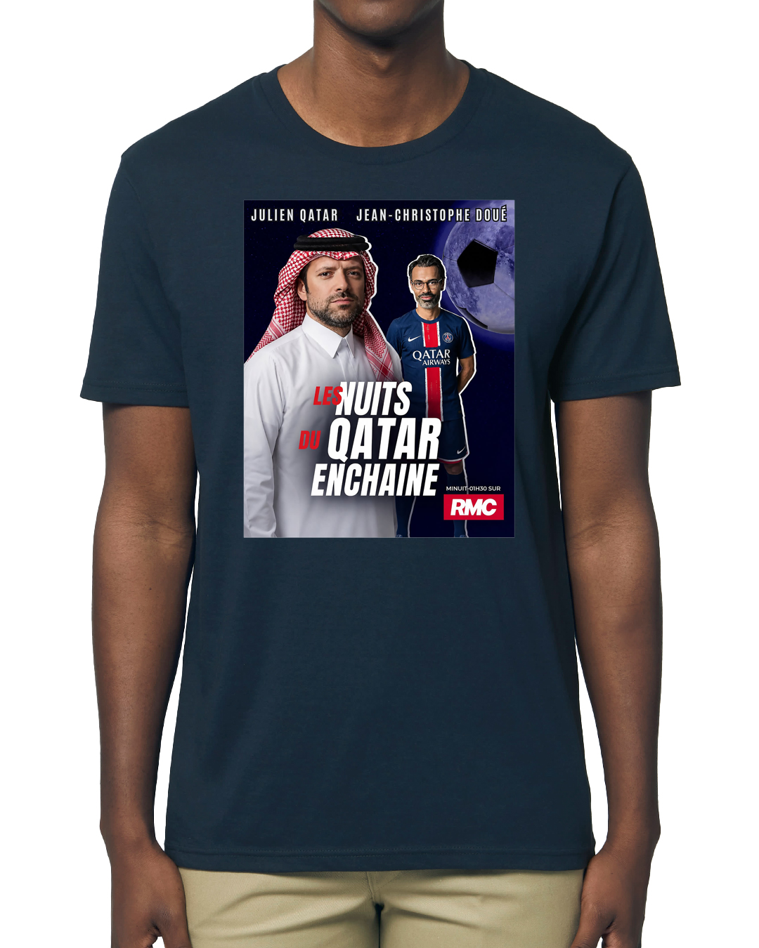 T-shirt les nuits du Qatar enchaîné