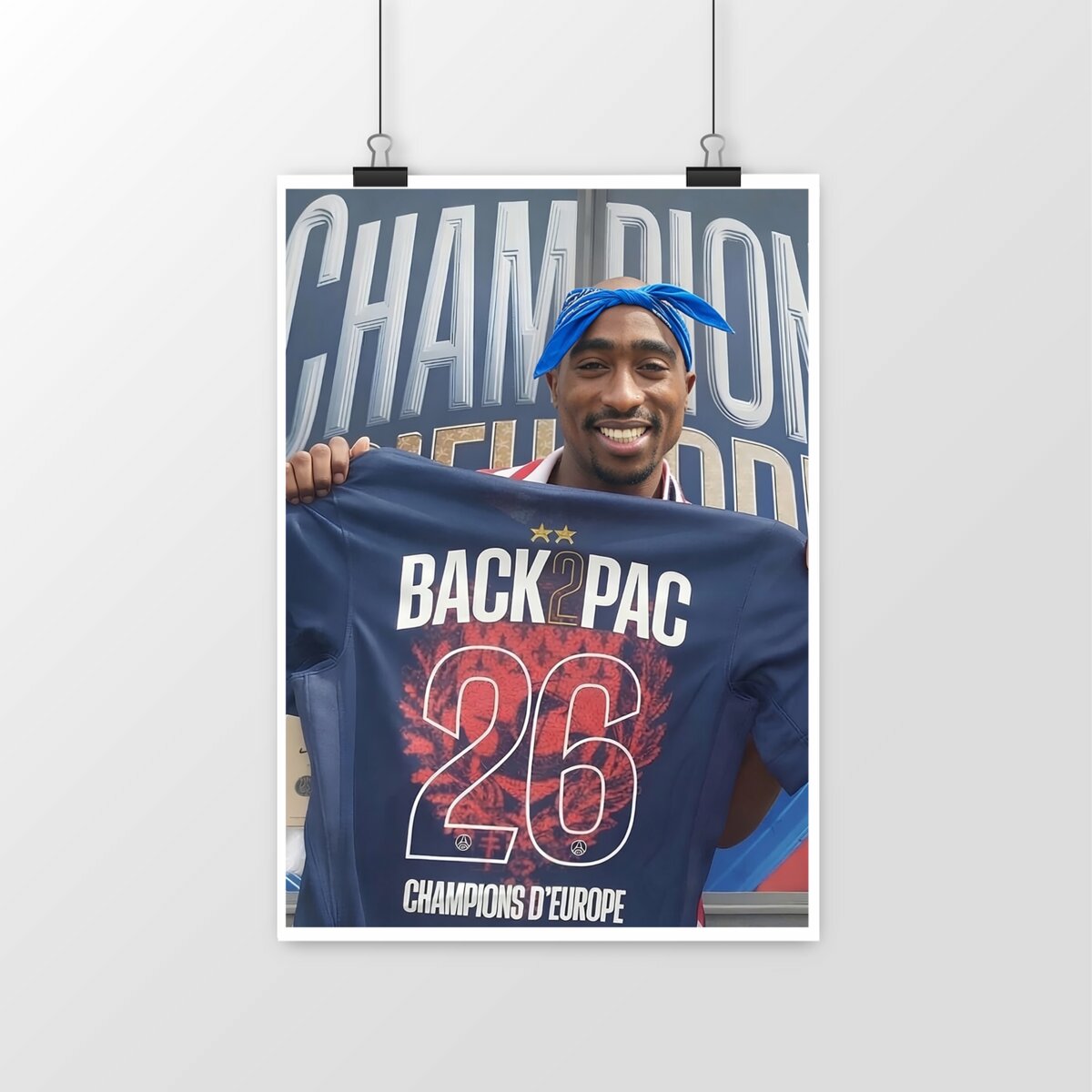 Poster Back2Pac | Parodisiaque - portrait
