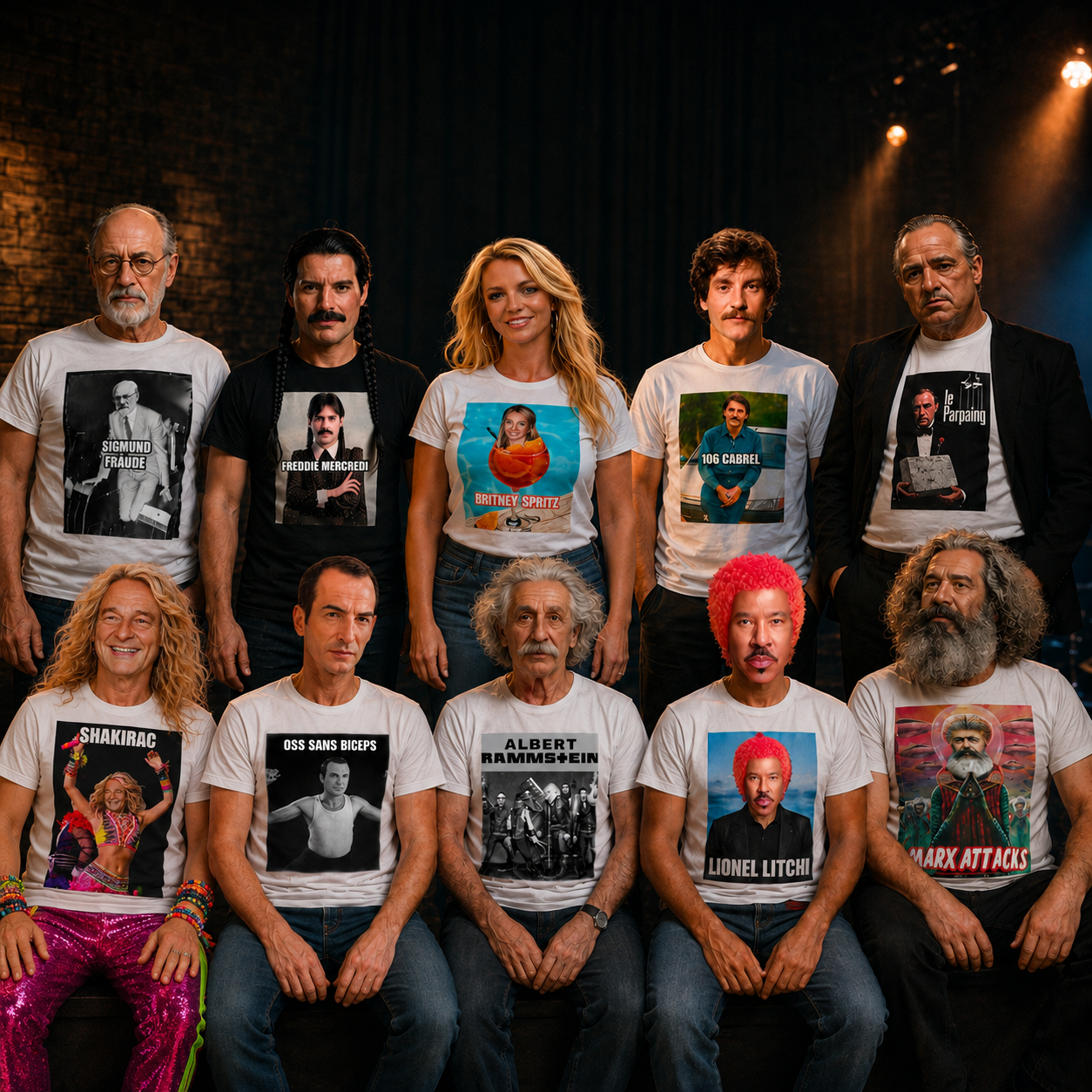 Collection de T-shirts humoristiques et parodiques de Parodisiaque