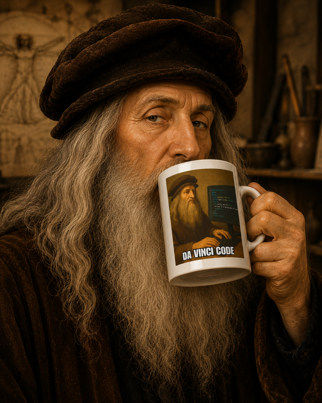 Mug Da Vinci Code | Parodisiaque
