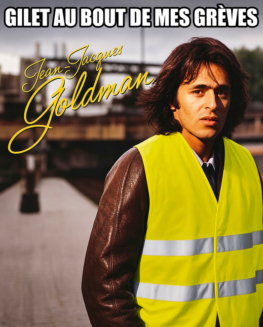 Gilet jaune Gilet au bout de mes grèves | Parodisiaque