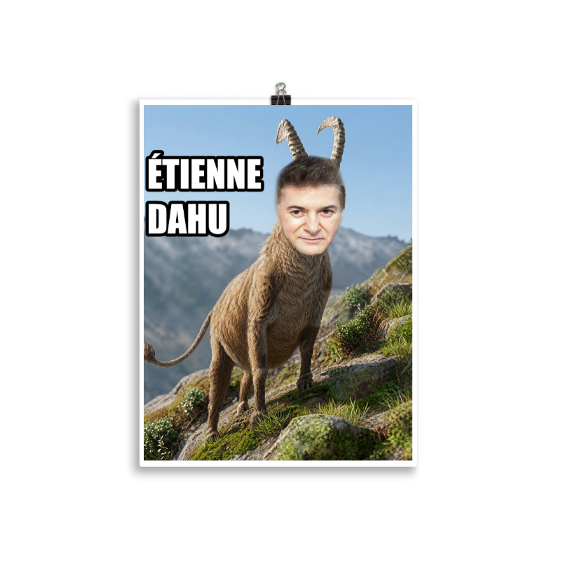 Poster Étienne Dahu | Parodisiaque