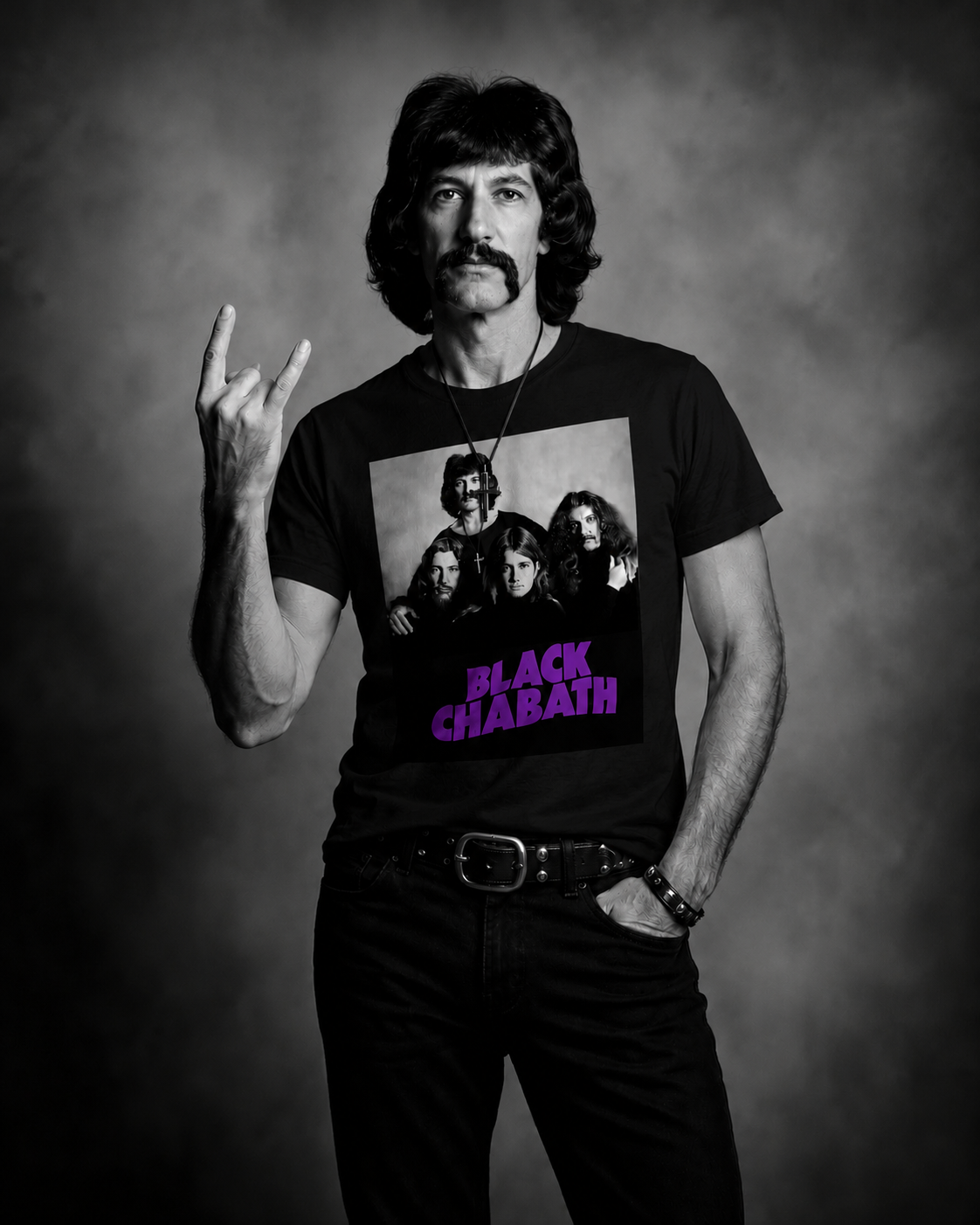 T-shirt Black Chabath