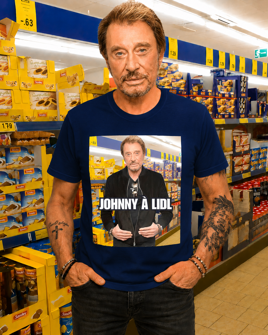 T-shirt Johnny à Lidl
