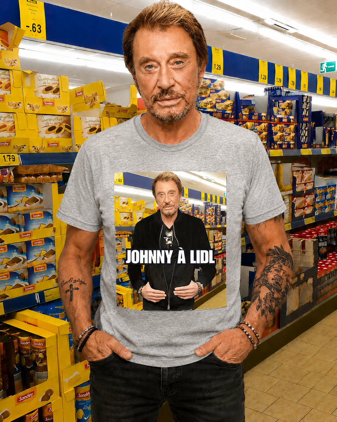 T-shirt Johnny à Lidl