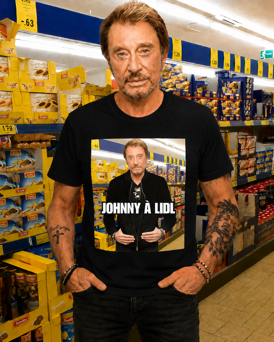 T-shirt Johnny à Lidl