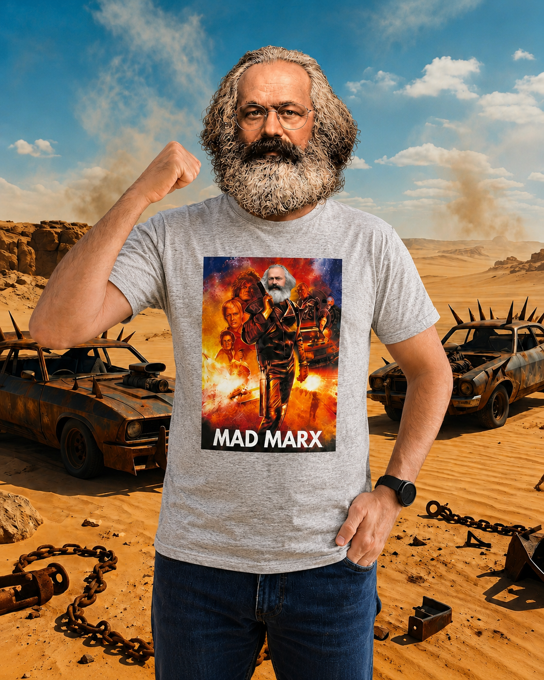 T-shirt Mad Marx