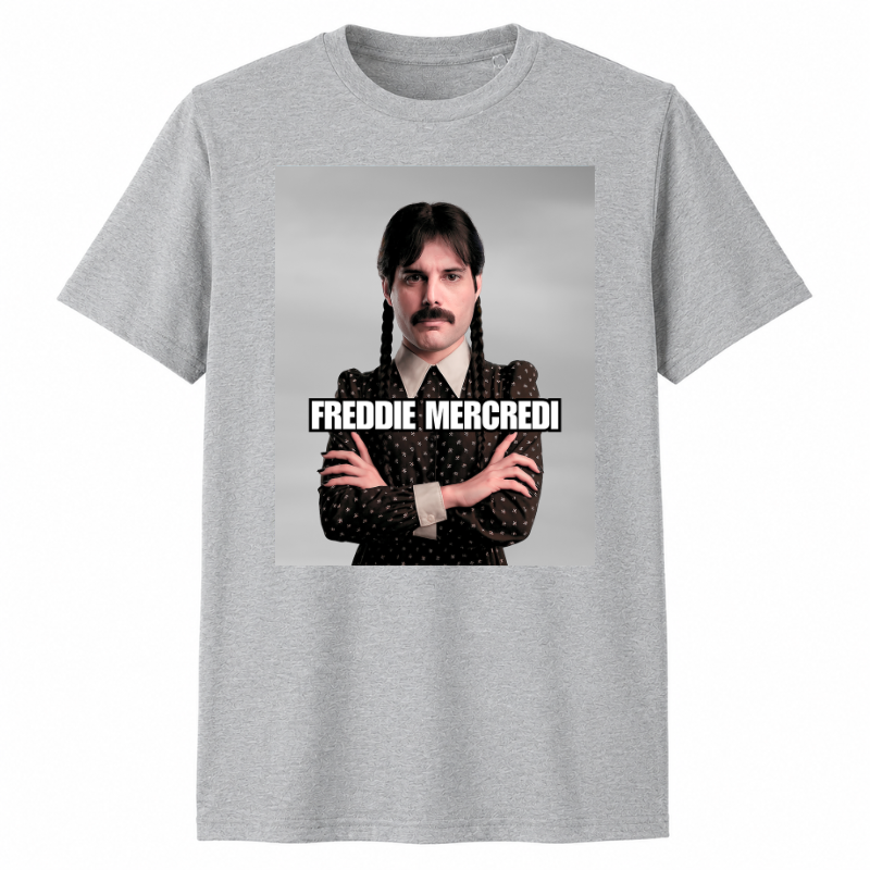T-shirt Freddie Mercredi | Parodisiaque