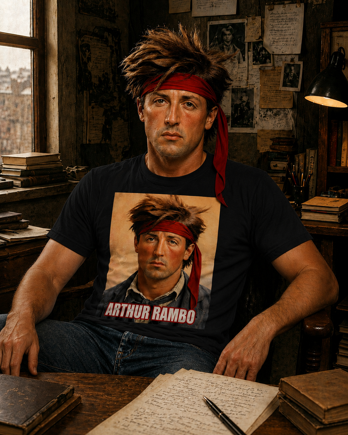 T-shirt Arthur Rambo | Parodisiaque