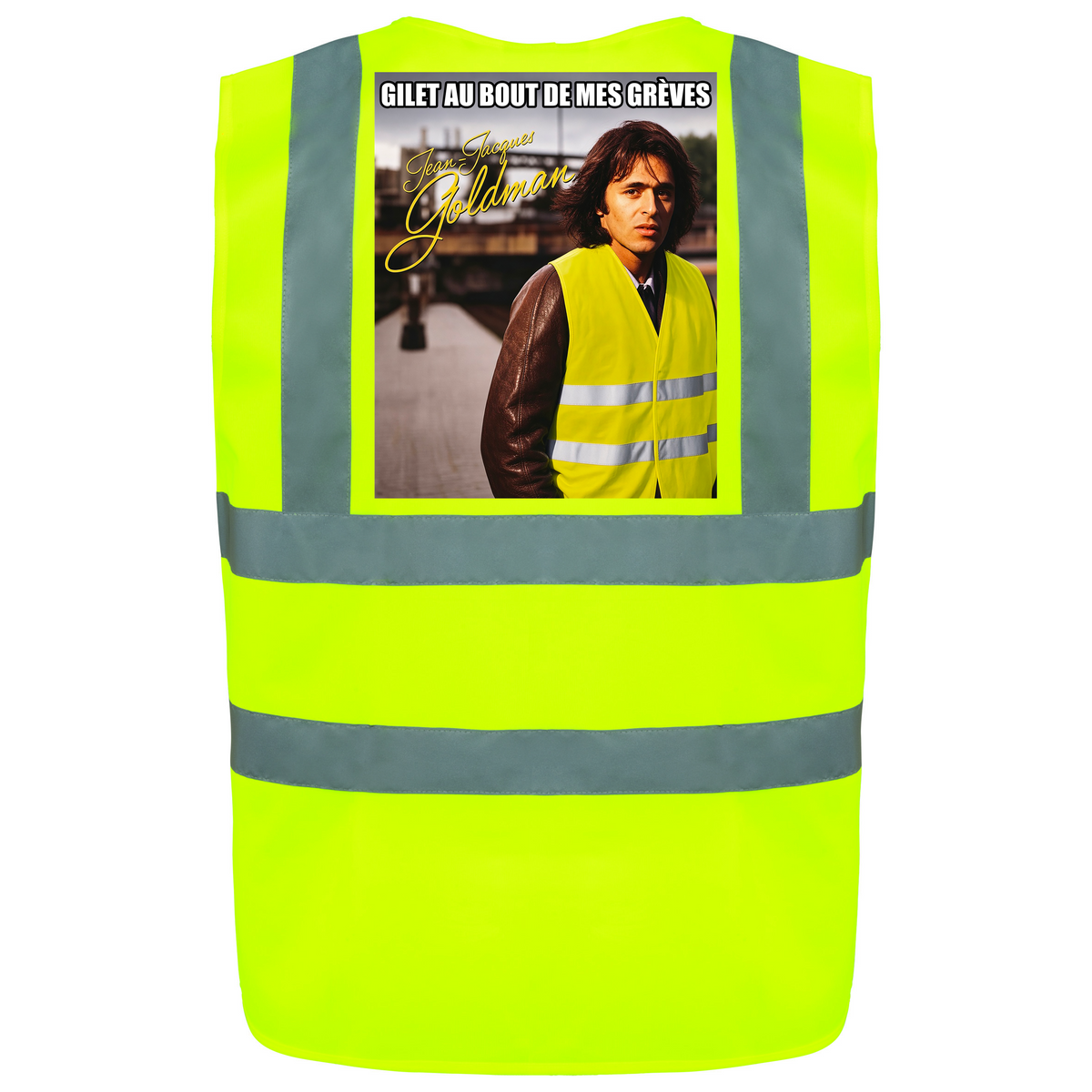 Gilet jaune Gilet au bout de mes grèves | Parodisiaque