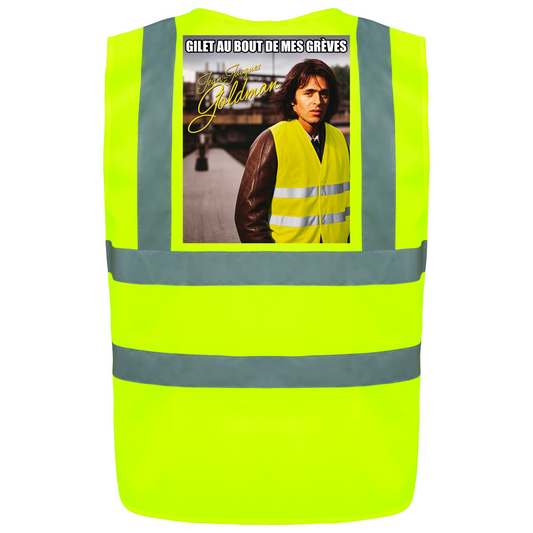 Gilet jaune Gilet au bout de mes grèves | Parodisiaque