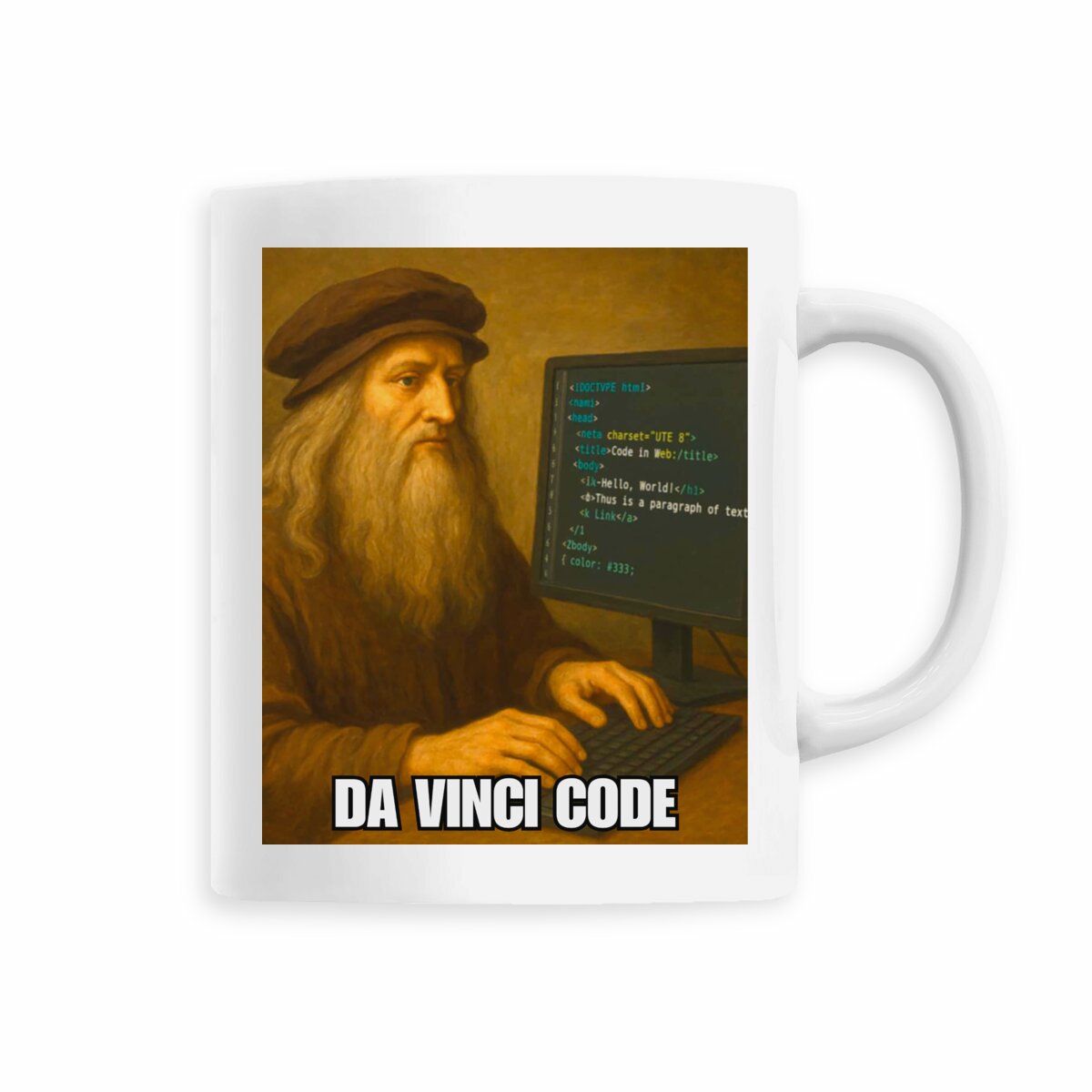 Mug Da Vinci Code | Parodisiaque - face_0