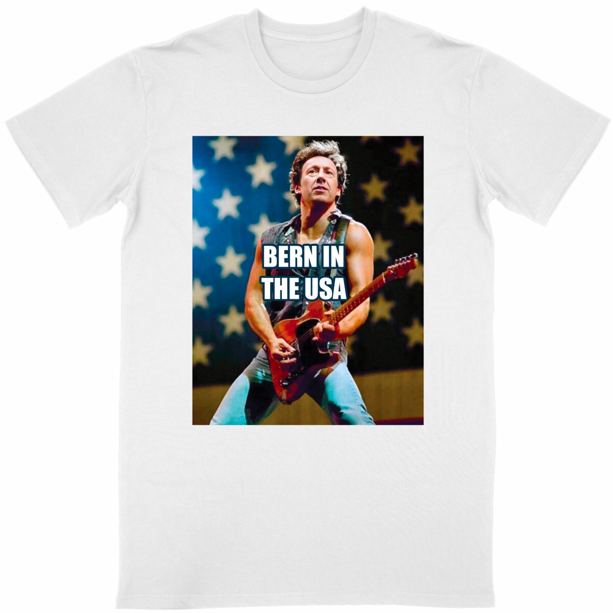 T-shirt Bern in the USA | Parodisiaque - face_blanc