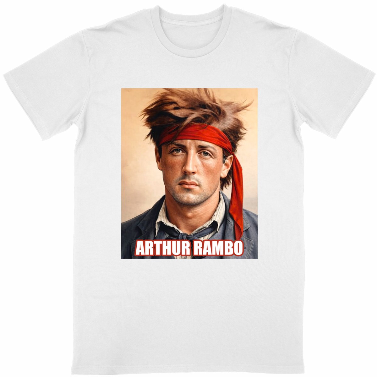 T-shirt Arthur Rambo | Parodisiaque - face_blanc