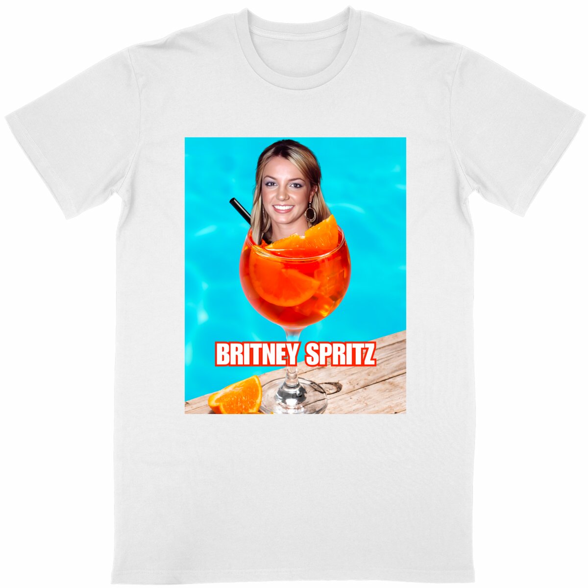 T-shirt Britney Spears | Parodisiaque - face_blanc