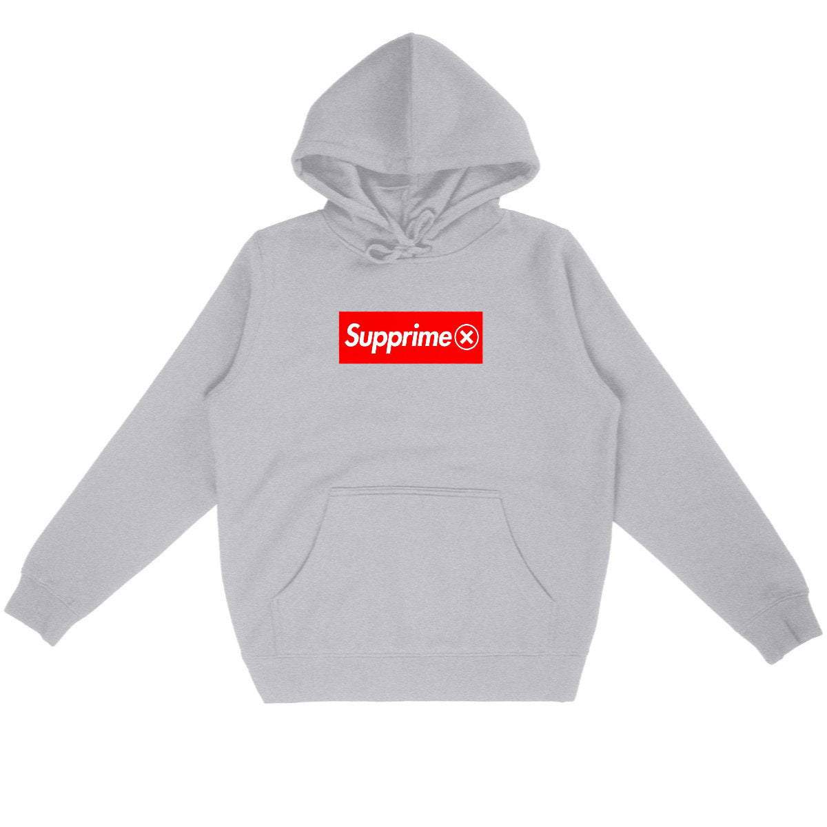 Sweat shirt Supprime | Parodisiaque - face_gris