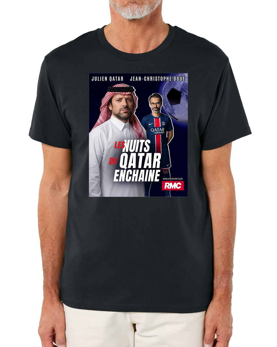 T-shirt les nuits du Qatar enchaîné