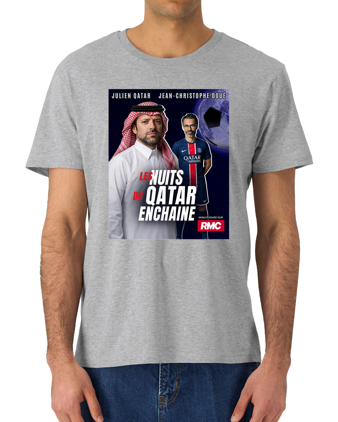 T-shirt les nuits du Qatar enchaîné