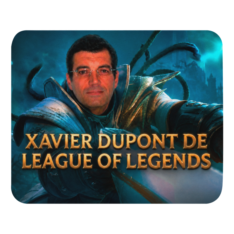 Tapis de souris Xavier Dupont de League of Legends | Parodisiaque