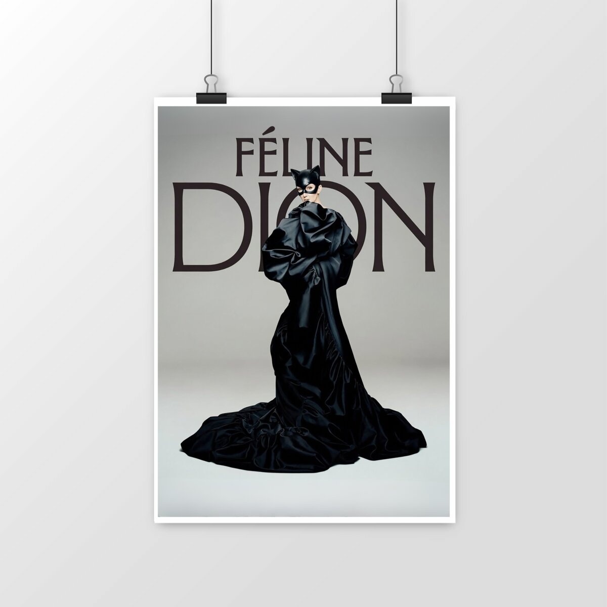 Poster Féline Dion | Parodisiaque - portrait