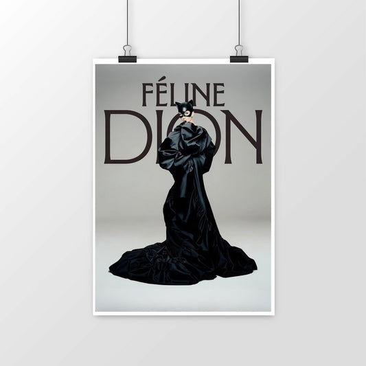 Poster Féline Dion | Parodisiaque - portrait