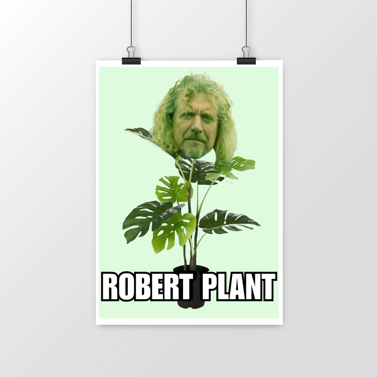 Poster Robert Plant | Parodisiaque - portrait
