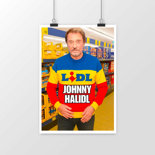 Poster Johnny Halidl - portrait